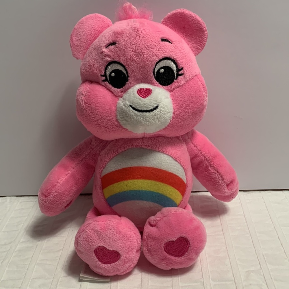 8” Care Bears Cheer Bear Plush by Basic Fun